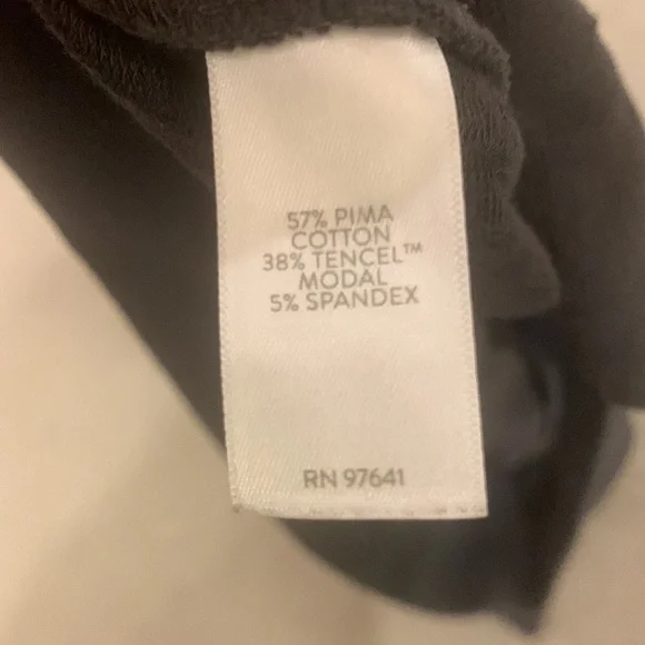 🌹 purejill • Affinity French Terry Slim Leg Gray Crop Pants - Picture 9 of 9